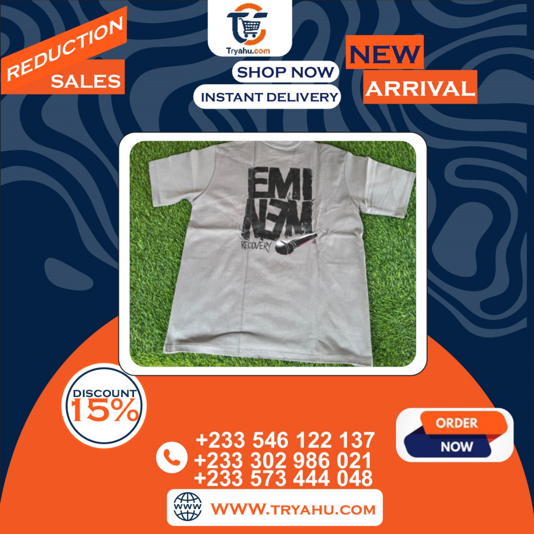 Heavy 100% Cotton T-Shirts for Men | Tryahu Ghana | Premium Quality